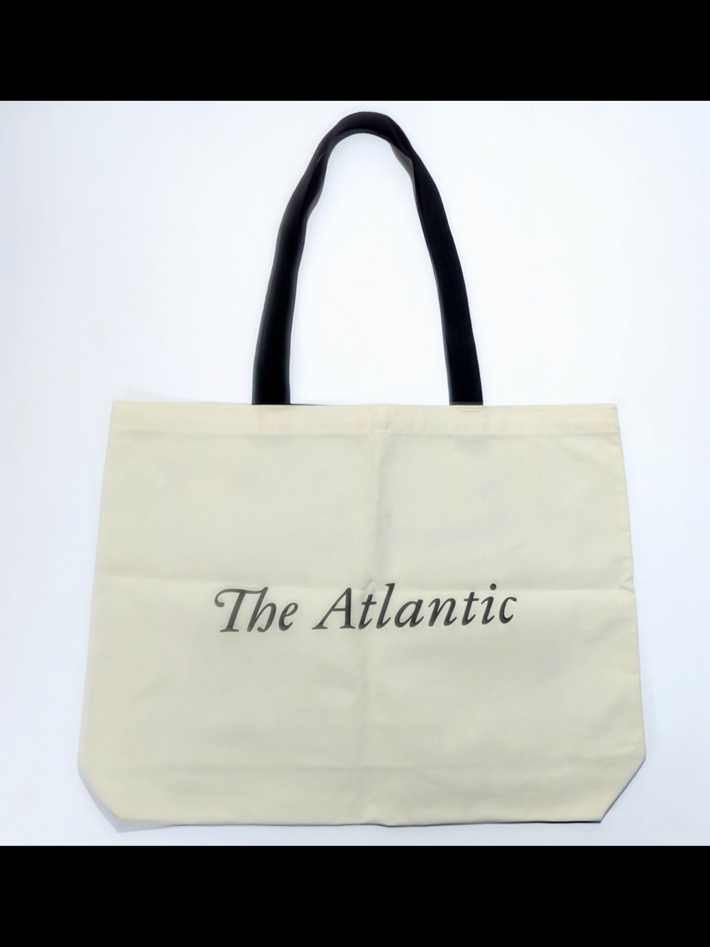 New The Atlantic Magazine Classic Canvas Tote Bag 18x14” USA Made Envirotote